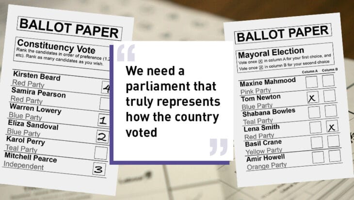 parliaments that truly represented how the country voted