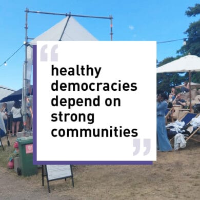 healthy democracies depend on strong communities