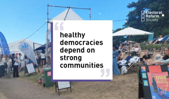healthy democracies depend on strong communities