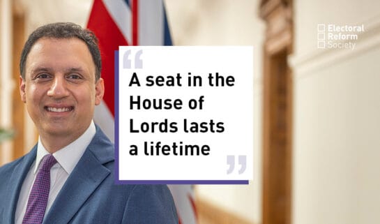 A seat in the House of Lords lasts a lifetime