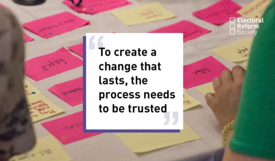 To create a change that lasts, the process needs to be trusted