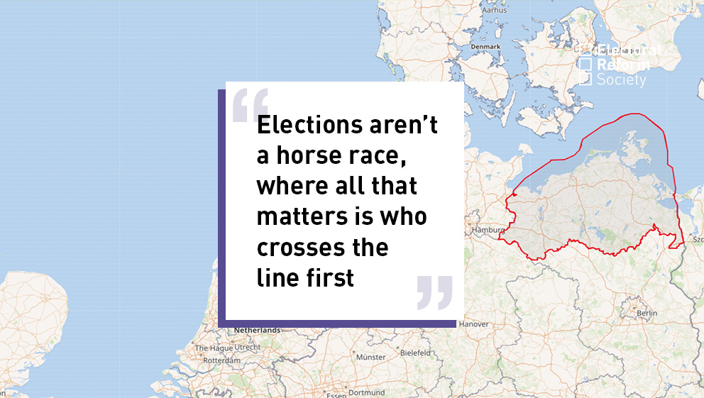 Elections aren't a horse race, where all that matters is who crosses the line first