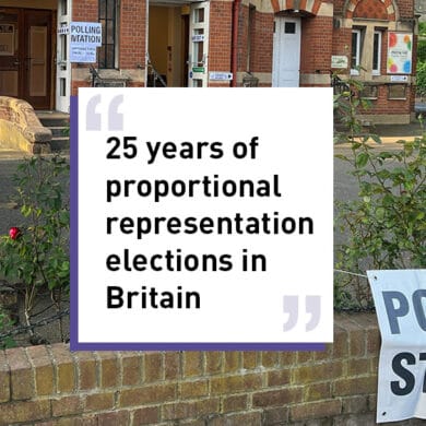 25 years of proportional representation elections in Britain