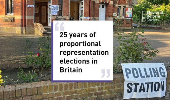 25 years of proportional representation elections in Britain
