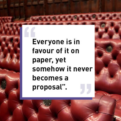 Everyone is in favour of it on paper, yet somehow it never becomes a proposal.
