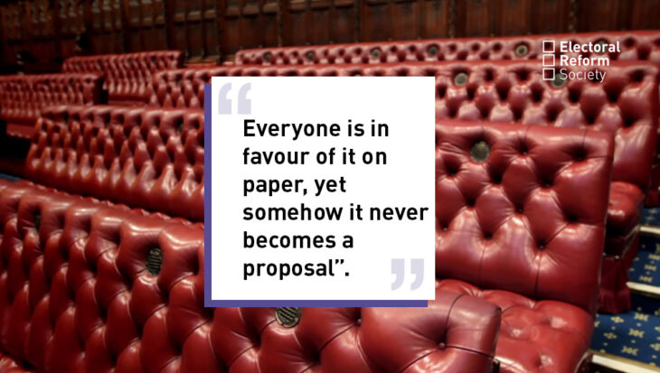 Everyone is in favour of it on paper, yet somehow it never becomes a proposal.