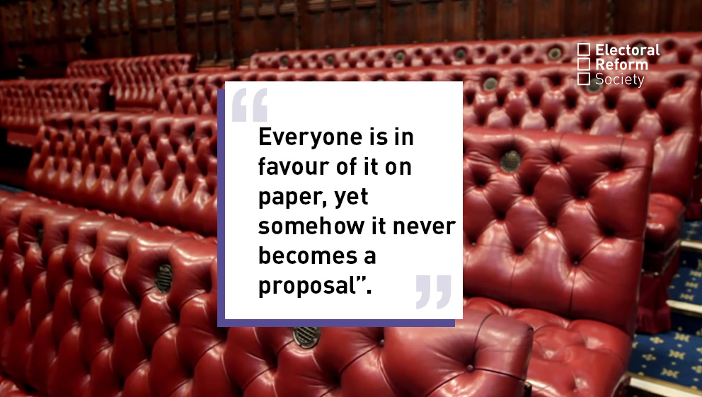 Everyone is in favour of it on paper, yet somehow it never becomes a proposal.