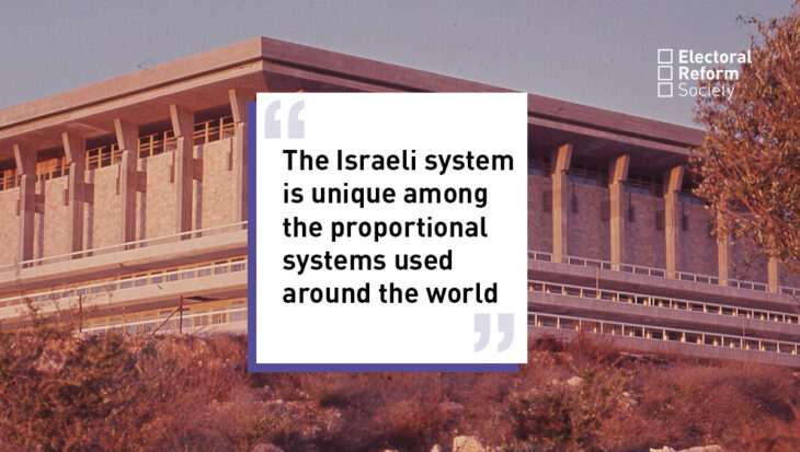 The Israeli system is unique among the proportional systems used around the world